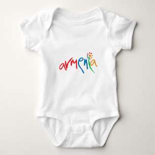 Armenisches offizielles Logo Baby Strampler
