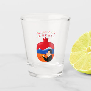Armenisches Schuhglas Schnapsglas