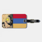 Armenisches Sprichwort Gepäckanhänger (Rückseite horizontal)