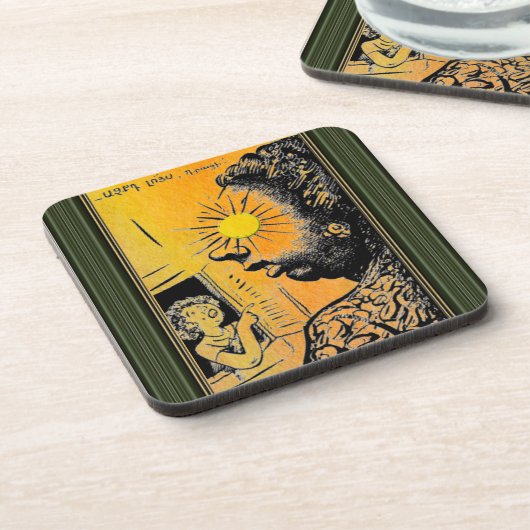 Armenisches Sprichwort Getränkeuntersetzer (Linke Seite)