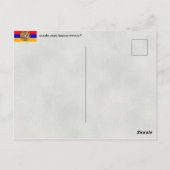 Armenisches Sprichwort Postkarte (Rückseite)