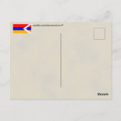 Armenisches Sprichwort Postkarte (Rückseite)