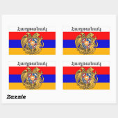 Armenisches Sprichwort Rechtecksticker Rechteckiger Aufkleber (Blatt)