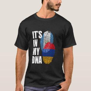 armenisches und guatemaltekisches MIX-DNA-Flaggeng T-Shirt