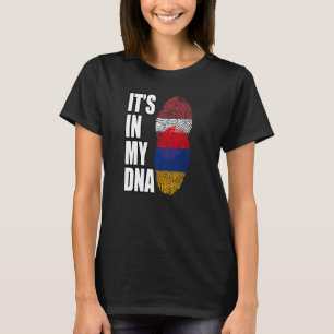 armenisches und lettisches DNA-Heritage T-Shirt