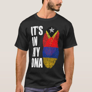 Armenisches und timorisches DNA-Flaggengebiet T-Shirt