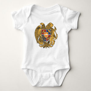 Armenisches Wappen Baby-Shirt Baby Strampler