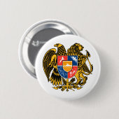 Armenisches Wappen Button (Vorne & Hinten)
