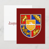 Armenisches Wappen Erbe & Symbole (Vorne/Hinten)