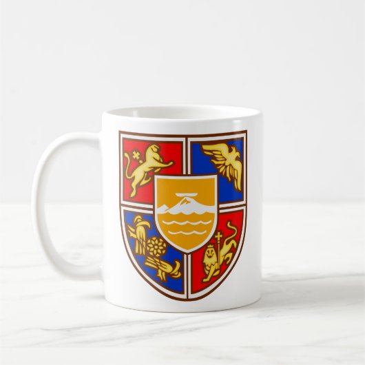 Armenisches Wappen Erbe & Symbole Kaffeetasse (Links)