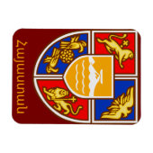 Armenisches Wappen Erbe & Symbole Magnet (Horizontal)