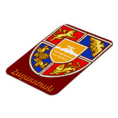 Armenisches Wappen Erbe & Symbole Magnet (Linke Seite)