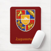 Armenisches Wappen Erbe & Symbole Mousepad (Mit Mouse)