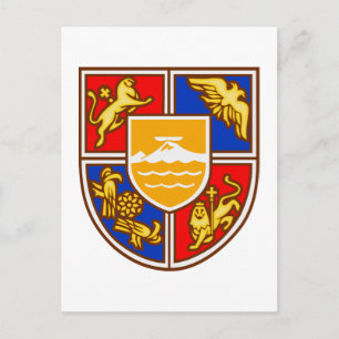 Armenisches Wappen Erbe & Symbole Postkarte