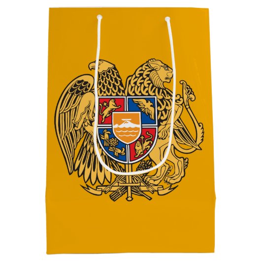 Armenisches Wappen Mittlere Geschenktüte (Rückseite)