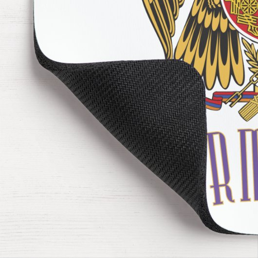 Armenisches Wappen Mousepad (Ecke)