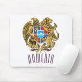 Armenisches Wappen Mousepad (Mit Mouse)