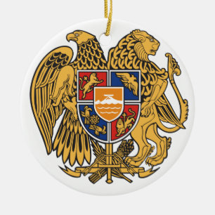 Armenisches Wappen Verzierung Keramikornament
