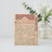 Armenisches Wörterbuch und Missal Liturgy Manuskri Postkarte (Stehend Vorderseite)