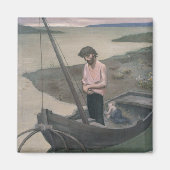 Armer Fischer von Pierre Puvis de Chavannes Magnet (Vorne)