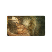 Armer kleiner Bär, 1912 von John Bauer Adressaufkleber (Vorne)