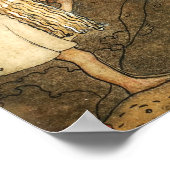 Armer kleiner Bär von John Bauer Poster (Ecke)