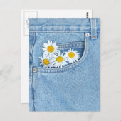 Armer Strauß Postkarte (Vorne/Hinten)