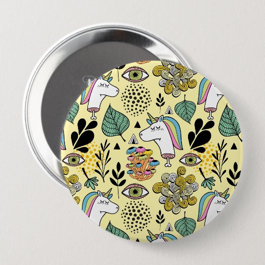 Armes Einhorn Button (Vorne & Hinten)