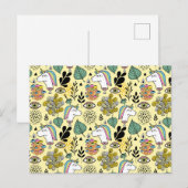 Armes Einhorn Postkarte (Vorne/Hinten)