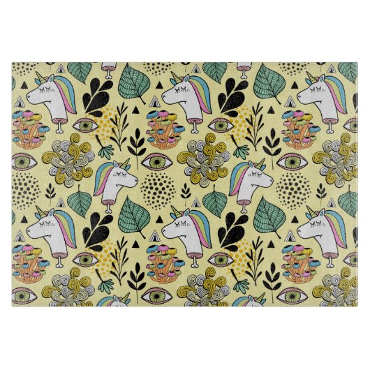 Armes Einhorn Schneidebrett (Vorderseite)