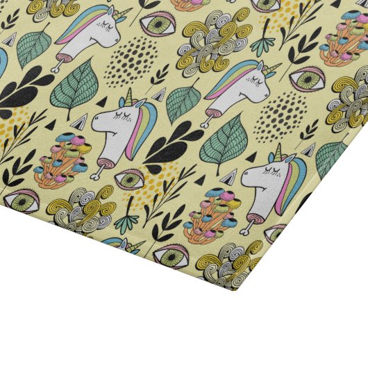 Armes Einhorn Schneidebrett (Ecke)