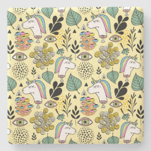 Armes Einhorn Steinuntersetzer