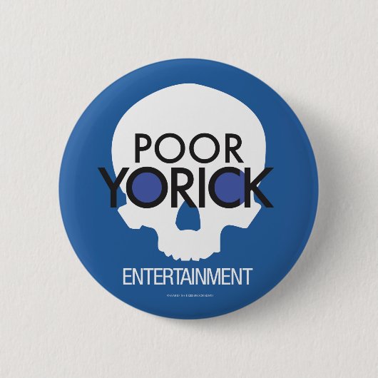 Armes Yorick-Entertainment-Logo Button (Vorderseite)