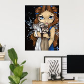 Armful of Ferrets ART PRINT Feenfantasy Fantasy Fr Poster (Heimbüro)
