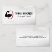 Armgeflecht | FITNESS Visitenkarte (Vorne/Hinten)