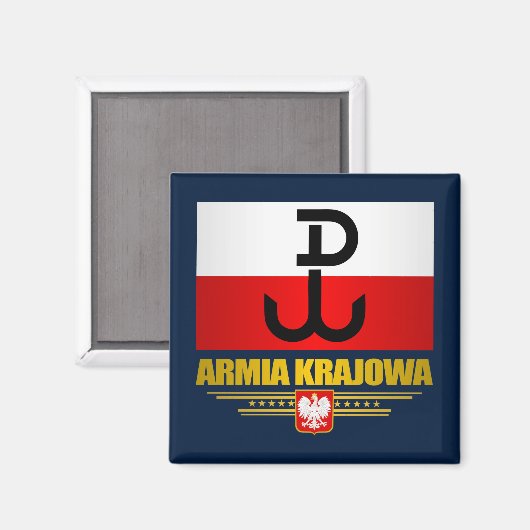 Armia Krajowa Magnet (Vorderseite/Rückseite)