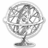 Armillary Sphäre Aufkleber (Vorderseite)