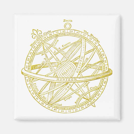 Armillary Sphäre Magnet (Vorne)