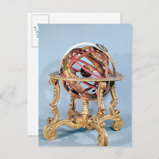 Armillary Sphäre Postkarte (Vorne/Hinten)