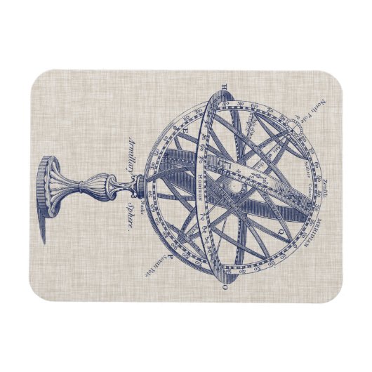 Armillary Sphere Diagramm Magnet (Horizontal)