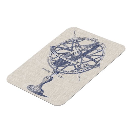 Armillary Sphere Diagramm Magnet (Linke Seite)