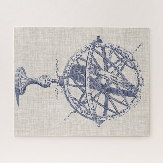 Armillary Sphere Diagramm Puzzle (Horizontal)