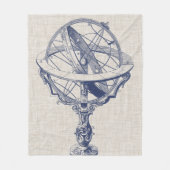 Armillary Sphere Fleecedecke (Vorderseite)