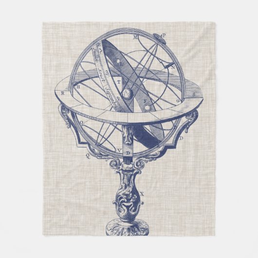 Armillary Sphere Fleecedecke (Vorderseite)