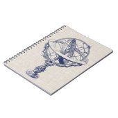 Armillary Sphere Notizblock (Linke Seite)