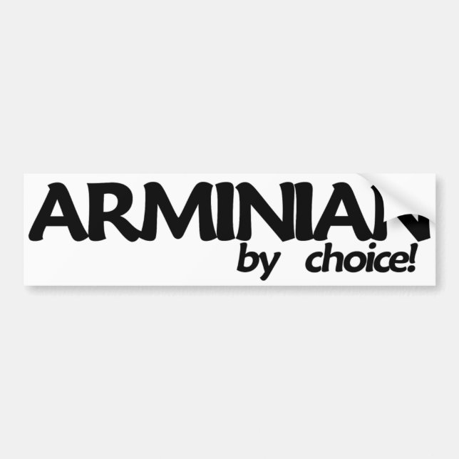 Arminian durch Wahl! Autoaufkleber (Vorne)