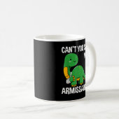Armisaur Broken Knochen Arm Verletzung Dinosaurier Kaffeetasse (VorderseiteRechts)