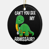 Armisaur Broken Knochen Arm Verletzung Dinosaurier Keramik Ornament (Links)