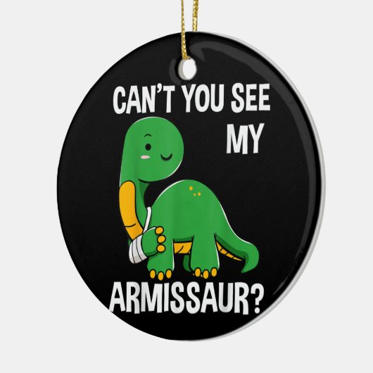 Armisaur Broken Knochen Arm Verletzung Dinosaurier Keramik Ornament (Links)