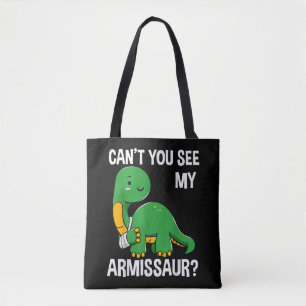 Armisaur Broken Knochen Arm Verletzung Dinosaurier Tasche